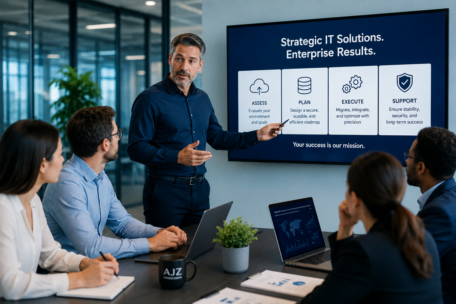 Mettle Consulting project discussion and IT strategy planning
